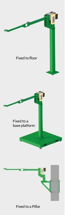 INDEVA Liftronic column-mounted manipulator